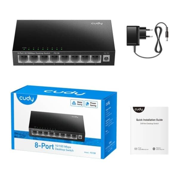 CUDY FS108 8-port switch 2
