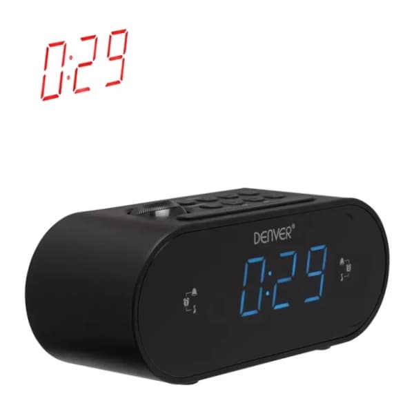 DENVER CRP-717 crni radio sa satom 2