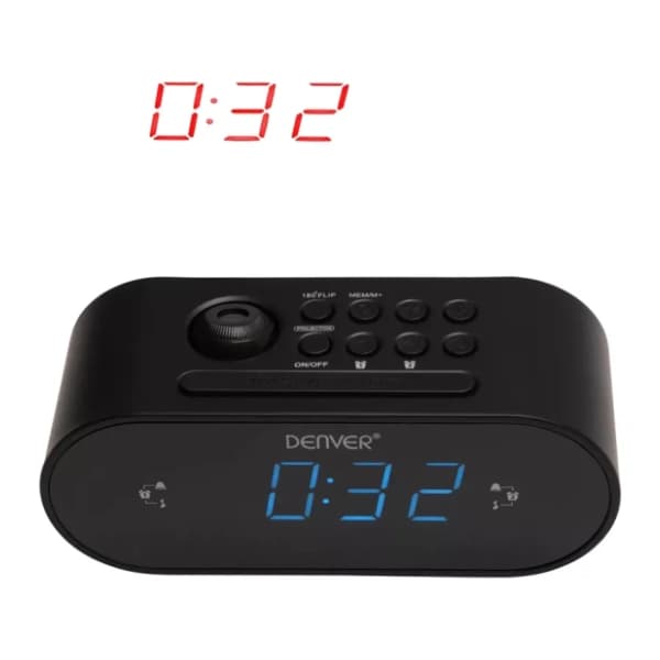 DENVER CRP-717 crni radio sa satom 3