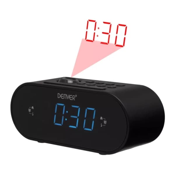 DENVER CRP-717 crni radio sa satom 0