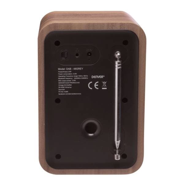DENVER DAB-48 sivi radio sat 4