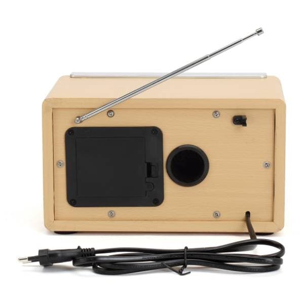 DENVER TR-63LW Lightwood AM/FM radio 6