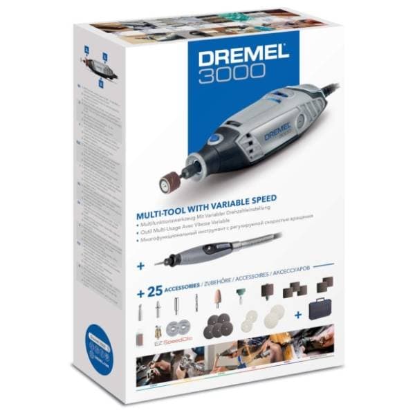 DREMEL 3000 (3000-1/25 EZ) čeona brusilica višenamenska 10