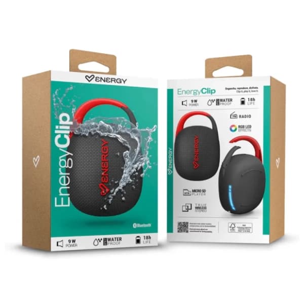 ENERGY SISTEM bluetooth zvučnik EnergyClip (M50056) crni 3
