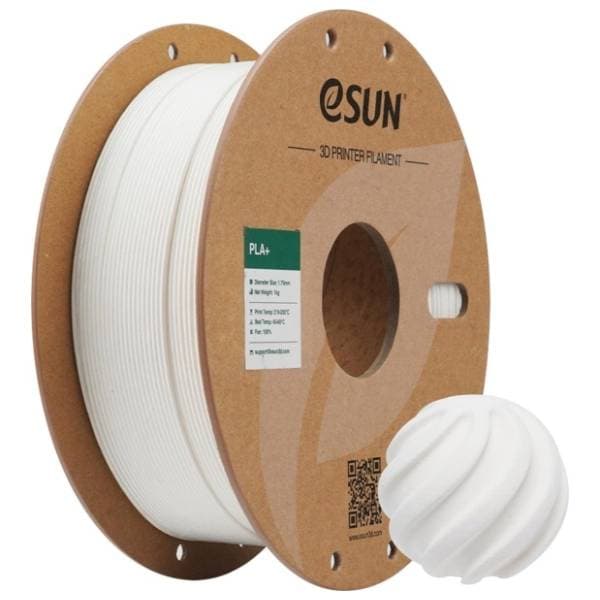 eSUN PLA+ 1kg Milky White 1,75mm 3D filament 0
