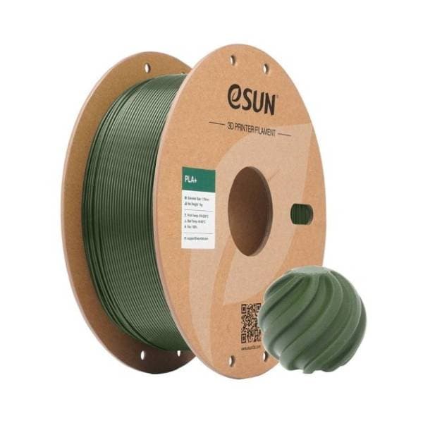 eSUN PLA+ 1kg Olive Green 1,75mm 3D filament 0