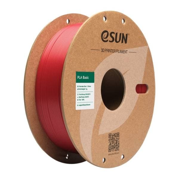 eSUN PLA Basic 1,75mm Fire Engine Red 3D filament 0