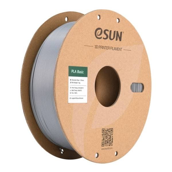eSUN PLA Basic 1,75mm Silver 3D filament 0
