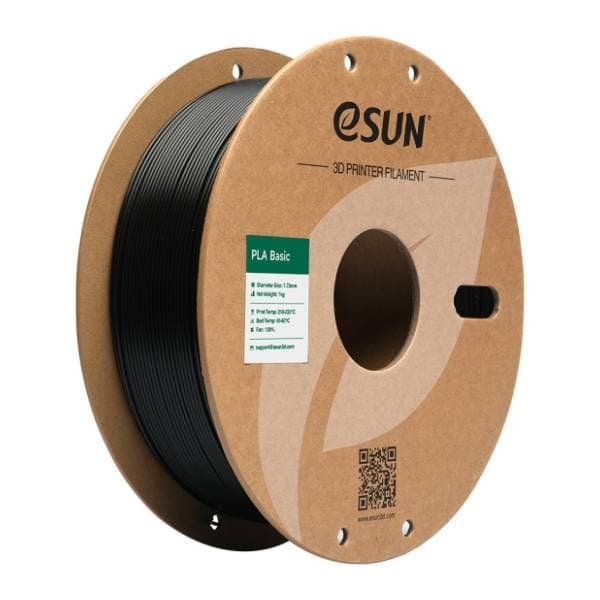 eSUN PLA Basic 1kg Black 1,75mm 3D filament 0