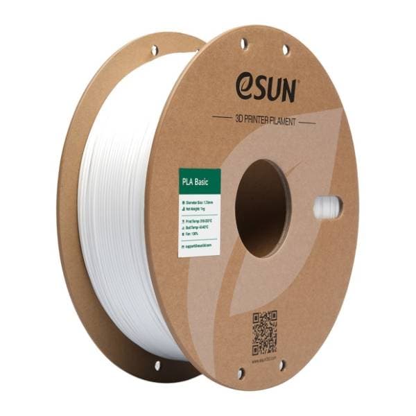 eSUN PLA Basic 1kg White 1,75mm 3D filament 0