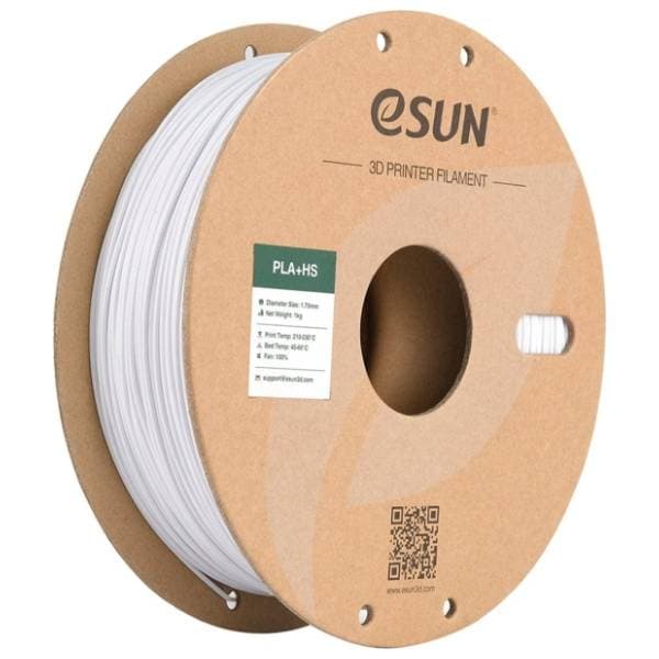 eSUN PLA+HS 1kg Cold White 1,75mm 3D filament 0