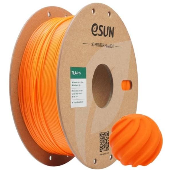 eSUN PLA+HS 1kg Coral Orange 1,75mm 3D filament 0