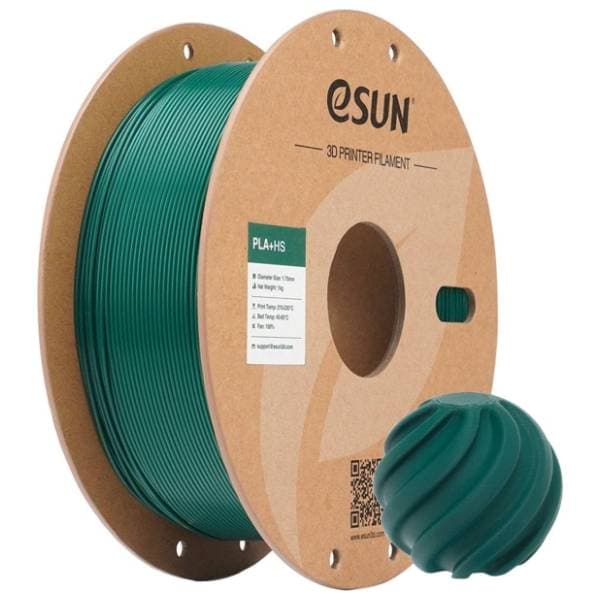 eSUN PLA+HS 1kg Holly Green 1,75mm 3D filament 0