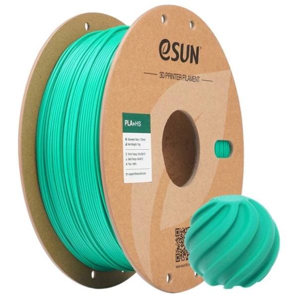 eSUN PLA+HS 1kg Jade Green 1,75mm 3D filament 0