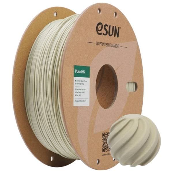 eSUN PLA+HS 1kg Light Khaki 1,75mm 3D filament 0