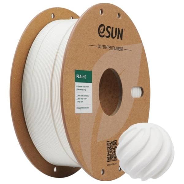 eSUN PLA+HS 1kg Milky White 1,75mm 3D filament 0