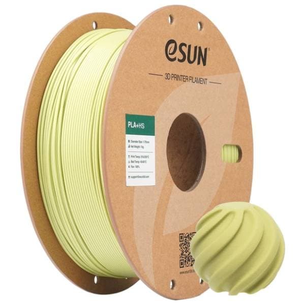 eSUN PLA+HS 1kg Mustard Green 1,75mm 3D filament 0