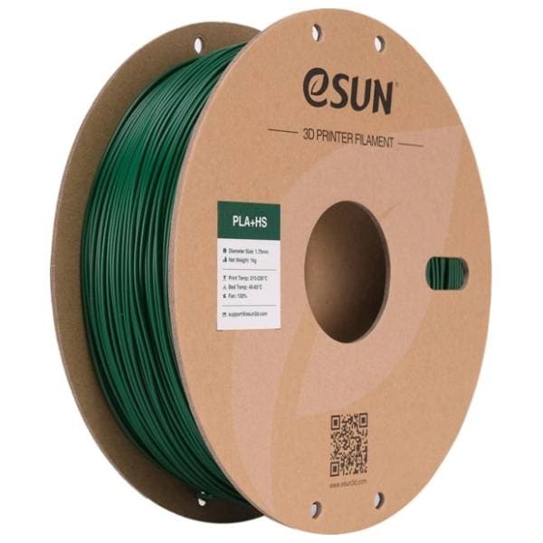 eSUN PLA+HS 1kg Pine Green 1,75mm 3D filament 0
