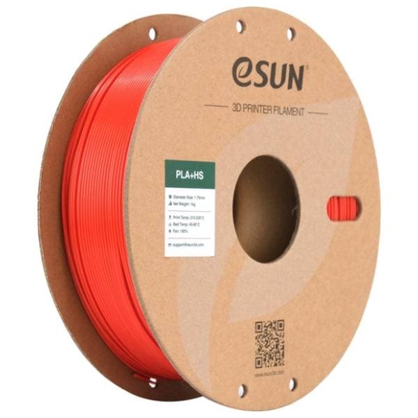 eSUN PLA+HS 1kg Red 1,75mm 3D filament 0
