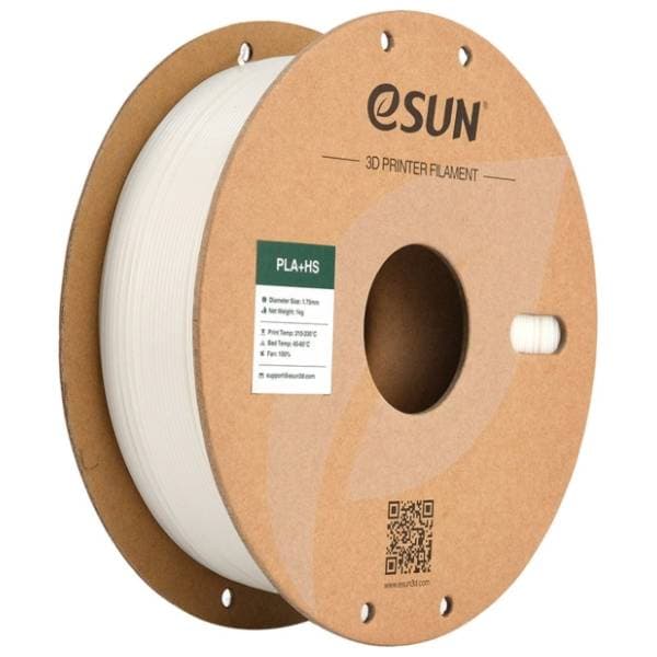 eSUN PLA+HS 1kg White 1,75mm 3D filament 0