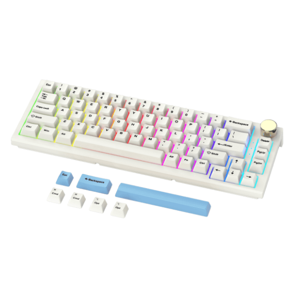 FANTECH bežična tastatura MK858 Maxfit67 Space (white switch) 1