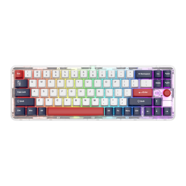 FANTECH bežična tastatura MK911 RGB Vibe Maxfit 70 London (Yellow switch) 0