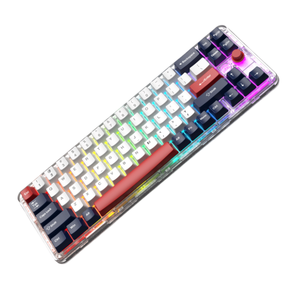 FANTECH bežična tastatura MK911 RGB Vibe Maxfit 70 London (Yellow switch) 1