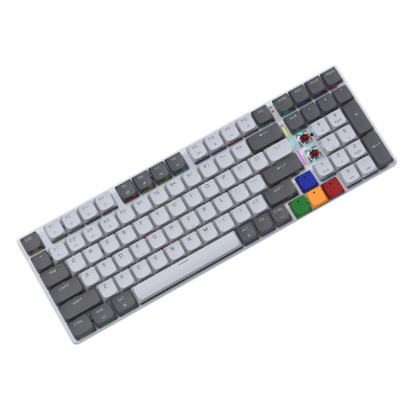 FANTECH bežična tastatura MK916 RGB Maxfit AIR99 siva (Brow switch) 1