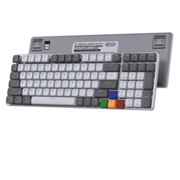FANTECH bežična tastatura MK916 RGB Maxfit AIR99 siva (Brow switch) 2