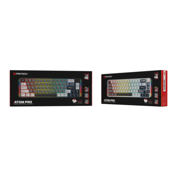 FANTECH bežična tastatura MK919 Atom PRO66 crna (Red switch) 1