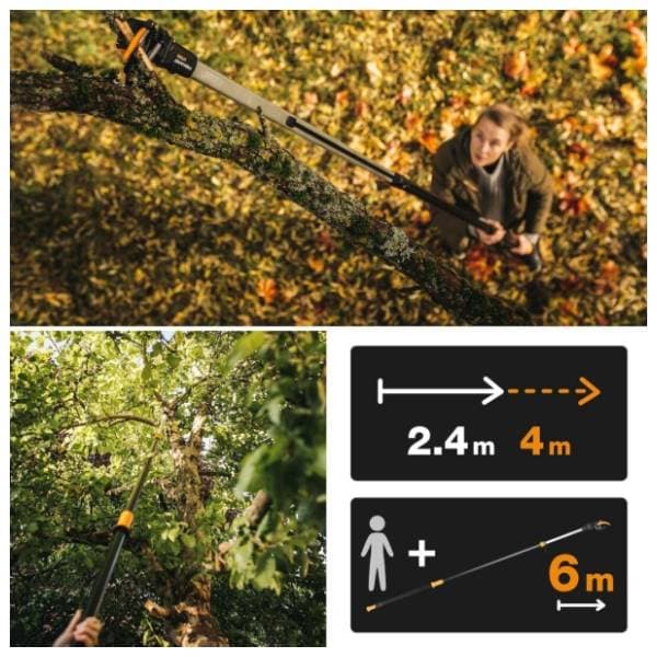 FISKARS UPX86 univerzalni teleskopski sekač grana 4
