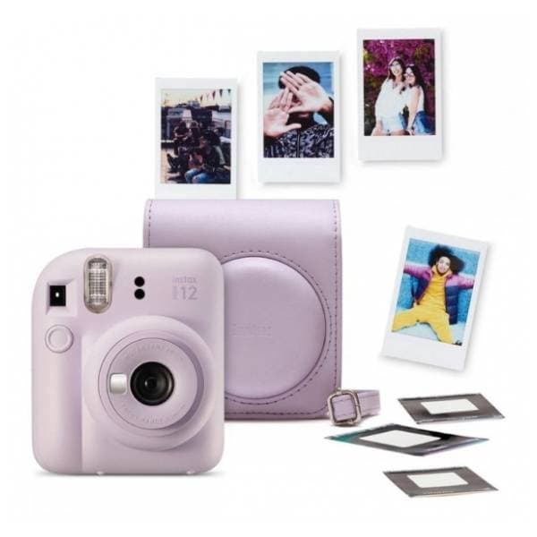 FUJIFILM Instax Mini 12 Lilac Purple Bundle fotoaparat 0
