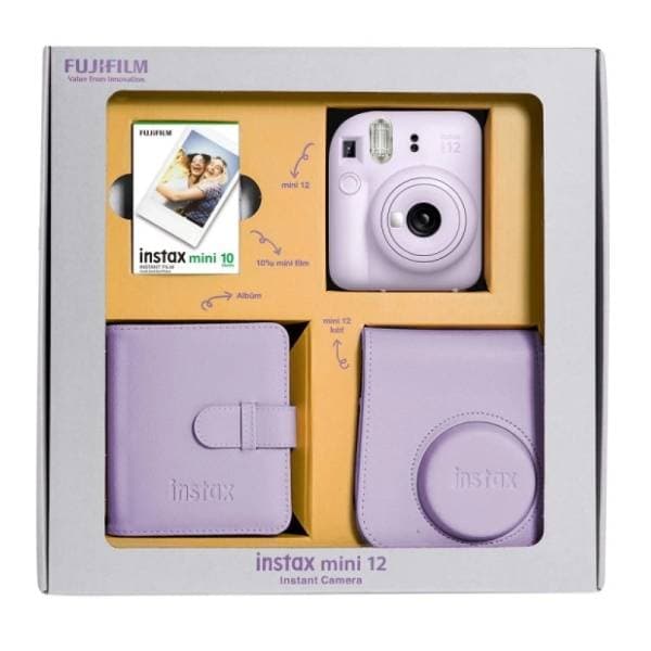 FUJIFILM Instax Mini 12 Lilac Purple Bundle fotoaparat 3