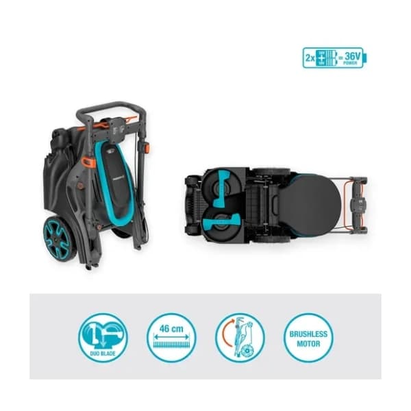 GARDENA PowerMax Duo 46/36V P4A Solo aku kosilica 3