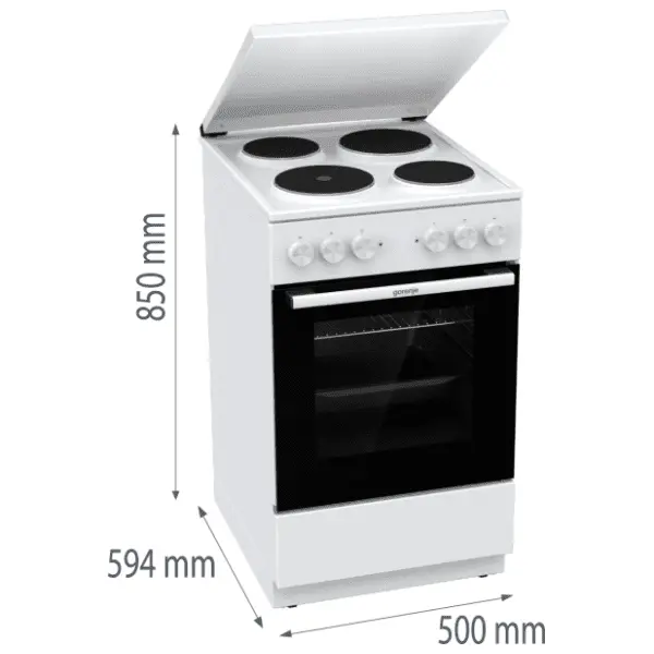 GORENJE električni šporet GE5A23WH 4