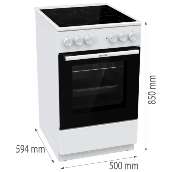 GORENJE električni šporet GEC5A20WG 4