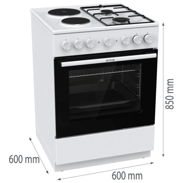 GORENJE kombinovani šporet GK6B40WG 4