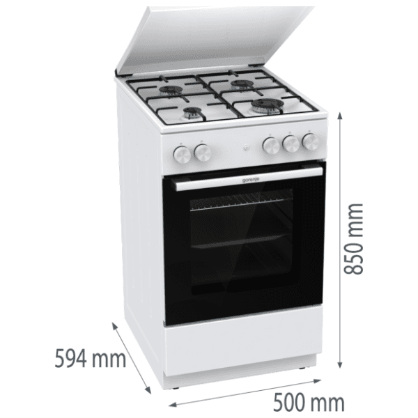 GORENJE šporet na plin GG5A14WJ 5