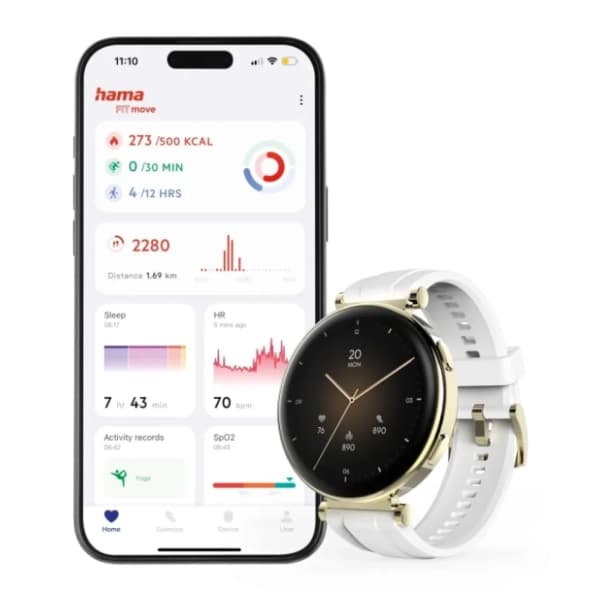 HAMA 7000 1.32" AMOLED Gold pametni sat 7