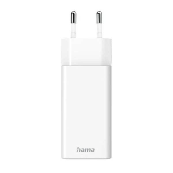 HAMA adapter USB-C/USB-A GaN 65W White 1