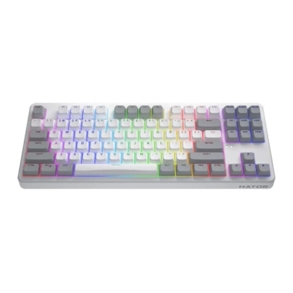 HATOR bežična tastatura Rockfall 3 TKL White HTK851 1