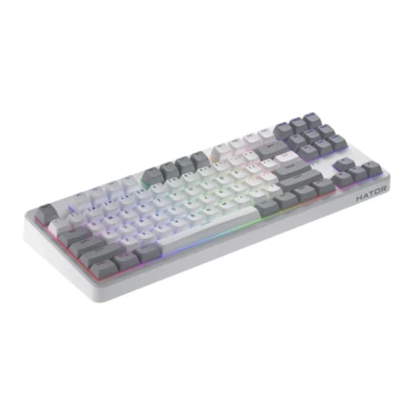 HATOR bežična tastatura Rockfall 3 TKL White HTK851 3