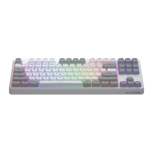 HATOR bežična tastatura Rockfall 3 TKL White HTK851 4