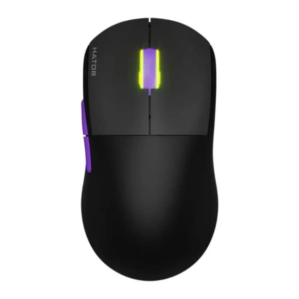 HATOR bežični miš Quasar 2 Ultra 4K (HTM680) black/lilac 0