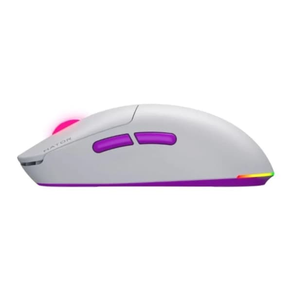 HATOR bežični miš Quasar 3 Ultra 8K (HTM771) White/Violet 1