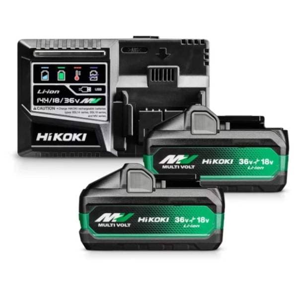 HIKOKI UC18YSL3-WJZ 2x4Ah 36V set baterije i punjač 0