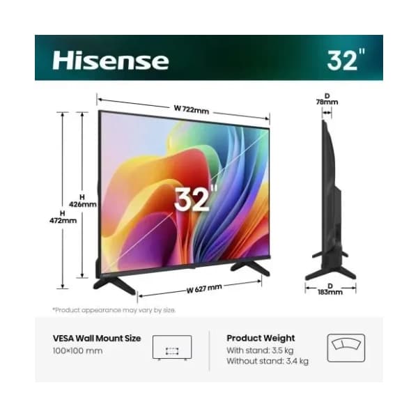 HISENSE televizor 32A4S 3