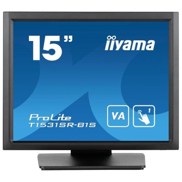 IIYAMA monitor 15'' VA ProLite Touch T1531SR-B1S 0