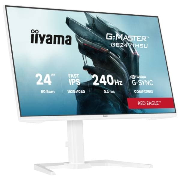 IIYAMA monitor 24'' Fast IPS G-Master Red Eagle GB2471HSU-W1 3