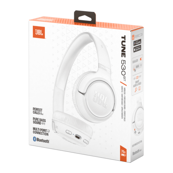 JBL slušalice Tune 530BT bele 5